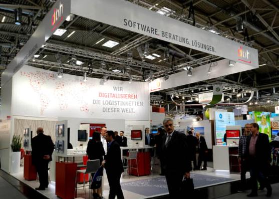 transport logistic Messestand von dbh