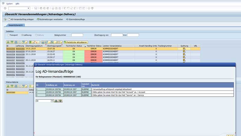 SAP Plug-In Shipping 3