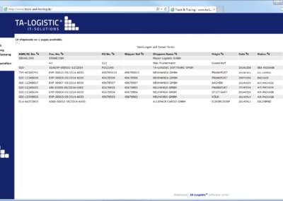 TA Logistik Track & Tracing