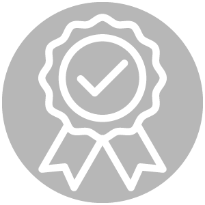 An icon that displays a certificate.